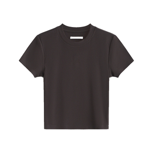 เสื้อยืด Slow Wear Heritage ผ้าถักเนื้อหนัก ทำจากฝ้ายออร์แกนิค แขนสั้น สีพื้น สำหรับผู้หญิง ทรงคลาสสิก ผลิตอย่างเป็นมิตรต่อสิ่งแวดล้อม - Product Image 1