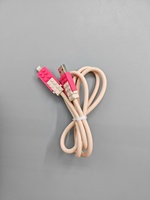 Kabel Data Silikon 4-in-1 Pengisian Cepat, Penjualan Terbaik Langsung dari Pabrik, Ekspor Internasional, Kompatibel untuk Android