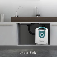 Préfiltre à eau haute capacité 3000 GPD, filtration 0,5 micron, purificateur d'eau électrique pour évier de cuisine, durée de vie du filtre de 18 mois pour usage domestique