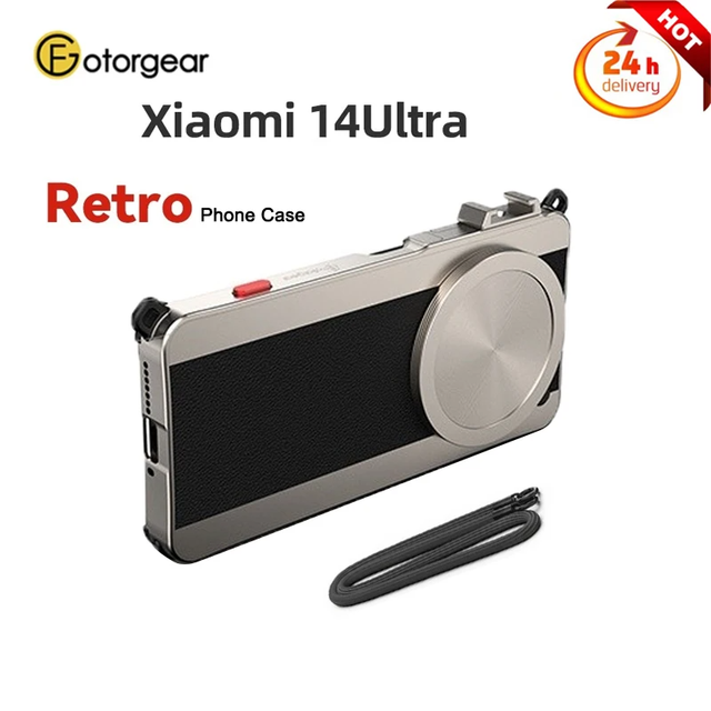 Fotorgear-funda14Ultra Telefono De Fotografia Profesional Ultra Compatible Co Filtro De Lente 67mm Funda TelefonoRetro