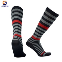 Chaussettes De Sport Calcetines Sport Colorées Hommes Femmes Fasciite Plantaire Compression Chaussettes D'allaitement 15-20 Mmhg