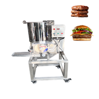 Machine industrielle de formage de pains à hamburger, machine à fabriquer des pains à hamburger