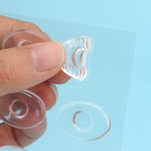 Almohadillas autoadhesivas para el cuidado de los pies de 6 piezas de forma ovalada Fieltro de lana suave blanco con gel y PU para la eliminación de callos y maíz - Product Image 6