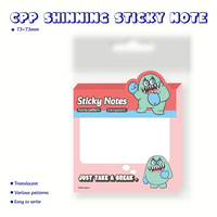 Notes autocollantes brillantes Strange US Monster CPP, amovibles, pour le bureau, l'école et le bricolage |   Recruter des Agents Exclusifs Mondiaux