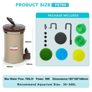 WEIPRO Filtro Externo para Acuario de Plástico Ultra Silencioso de 10W/12W/19W con Bomba y Lámpara UV para Tratamiento de Agua - Product Image 4