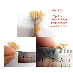 Calidad Premium One Donor Cutícula alineada Stick I Tip Extensión del cabello 100% Cabello humano virgen <span class=keywords><strong>Punta</strong></span> de queratina Cabello - Product Image 2