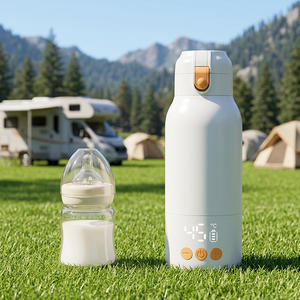 Calentador <span class=keywords><strong>de</strong></span> Biberones Portátil <span class=keywords><strong>de</strong></span> Larga Duración para Viajes, Modos <span class=keywords><strong>de</strong></span> Calentamiento Rápido Dual para Leche Materna y Agua - Product Image 1