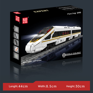 Moule roi 12015 2117 pièces Train série RC Fuxing chemin de fer à grande vitesse bloc de construction modèle technique jouets éducatifs Festival cadeau - Product Image 6