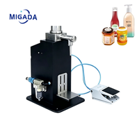 Machine de remplissage pneumatique A02 pour crème, shampoing, pâte cosmétique, pâte de sésame, crème de viande, miel, beurre, beurre de cacahuète, jus