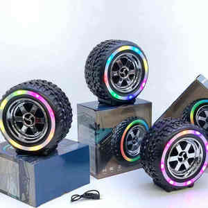 G2389 Enceinte BT portable <span class=keywords><strong>sans</strong></span> <span class=keywords><strong>fil</strong></span> en forme de roue Offre Spéciale Subwoofer Support <span class=keywords><strong>FM</strong></span> <span class=keywords><strong>Radio</strong></span>/TF/USB Playback Creative Hot Active Speaker - Product Image 4