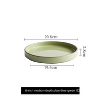 Service de vaisselle en céramique de style coréen, fabriqué en Chine (Fujian Dehua), très demandé, en porcelaine verte/grise/blanche/noire.
