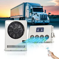 Aire Acondicionado DC12V y 24V para Autocaravanas, Camiones y Vehículos Fuera de la Red, Disponible en EE. UU., Aire Acondicionado para Cabina de Camión 12V 24V