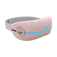 Masseur oculaire de haute qualité Vibration de pression d'air masseur oculaire à vapeur chaude et froide avec compresse thermique masque de soin des yeux visible avec musique