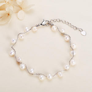 Bracelet en perles d'eau douce de style bohème Zhuji Starry Sky, tissé à la main, réglable, bijoux de mode en gros - Product Image 3