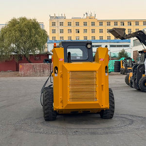 Aliran tinggi 1050kgs 0.5 cube <span class=keywords><strong>meter</strong></span> bucket wheel skid steer loader dengan Chipper lampiran - Product Image 6