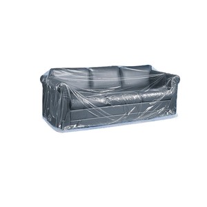 Disposable Clear <strong>Plastic</strong> Custom Outdoor Furniture <strong>Sofa</strong> <strong>Cover</strong> - Product Image 2