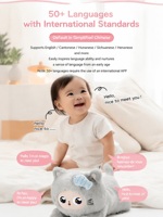 Robot en peluche interactif, compagnon vocal, apprentissage interactif, divertissement, utilisation domestique pour enfants, robot de service en silicone