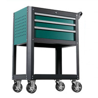 Chariot de réparation mobile de haute qualité stockage d'outils multifonctionnel pliable chariot d'outils d'entretien à quatre couches