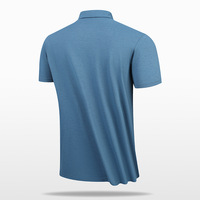 Nouvelle Arrivée Chemise Décontractée Homme Sportive Ample Manches Courtes Golf Unie Anti-humidité Séchage Rapide Extensible Quadridirectionnel 100% Polyester