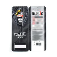 Sachet d'emballage d'échantillon étanche imprimé de logo personnalisé sacs plats pochettes avec Norch larme pour l'emballage de petits objets