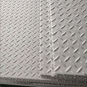 Tôles d'<span class=keywords><strong>acier</strong></span> carbone à motif damier de qualité supérieure S235JR S355JR SS400 ASTM A36, épaisseur 0,5 mm-3,0 mm, plaque d'<span class=keywords><strong>acier</strong></span> gaufrée personnalisée de qualité supérieure - Product Image 3