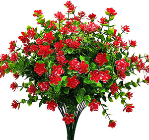 Grandes fleurs artificielles résistantes aux UV, Faux plastique, plantes à <span class=keywords><strong>feuillage</strong></span>, pour la maison, le bureau, la décoration de la ferme de mariage, 1 pièce - Product Image 1