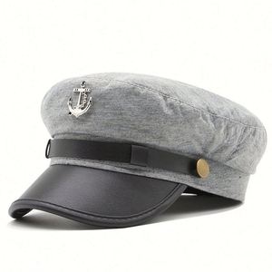 Hot Sale Trend Casual Street Sports <b>Beret</b> Spring Summer Breathable Anchor Design Woman British Fashion <b>Beret</b> Hat - Product Image 4