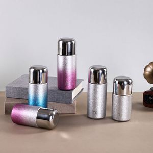 Tasse isotherme en titane de 240 ml et 350 ml, mini, portable, format de poche, légère, pour l'extérieur, gobelet à eau avec revêtement en titane - Product Image 1
