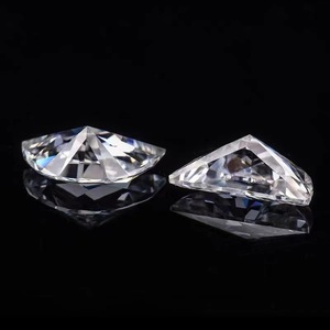 Actory-máquina de color blanco cortada con forma de media luna, piedras preciosas sueltas de media luna - Product Image 6