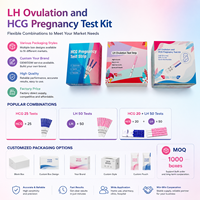 Bandelette de test de grossesse HCG, kit de test urinaire, détection précoce, santé des femmes, dépistage à domicile