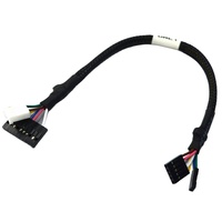 Adaptor Kabel Konektor 5-Pin ke 4-Pin Kustom dengan Selubung Anyaman untuk Kontrol Industri & Perangkat Elektronik