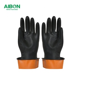 Silicone lavable au lave-vaisselle pour le travail des produits chimiques dans le réfrigérateur froid <span class=keywords><strong>gants</strong></span> microfoam de travail lourds - Product Image 2