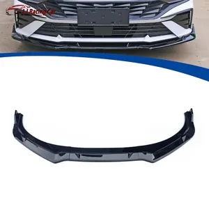 3PCS Car Front Bumper Splitter Lip Spoiler Splitter Body Kit Diffuser Protector Cover For Hyundai Elantra 2023