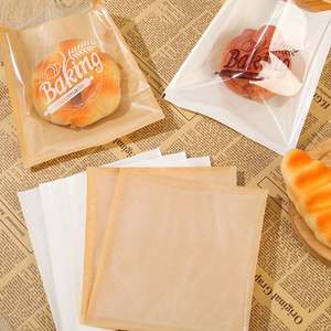 Bolsas de Panadería Termosellables con Ventana para Empacar Galletas, Bolsas de Papel con Frente Transparente para Donuts y Sándwiches, Bolsa de Papel Resistente a la Grasa - Product Image 5