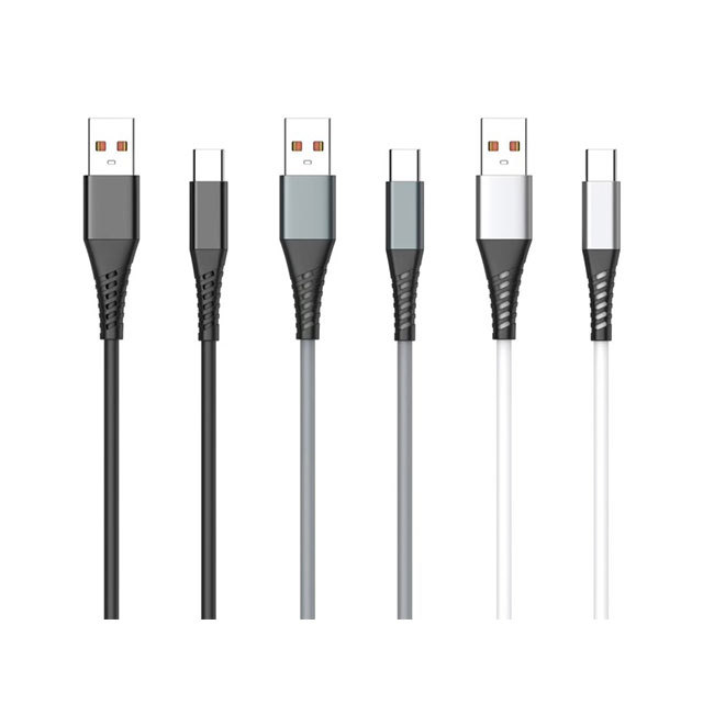 Fantastic Quality Genuine Silicone USB Type-C Type-C 6A Fast Charging Multifunction Latest Smartphone Devices Cable Made