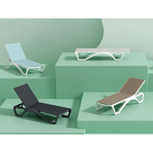 Silla <span class=keywords><strong>de</strong></span> Playa Moderna <span class=keywords><strong>de</strong></span> <span class=keywords><strong>Plástico</strong></span> para Exteriores, Tumbona para Jardín, Piscina, Patio, Hotel, Uso Junto a la Piscina - Product Image 3