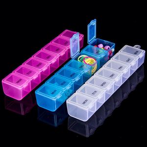 Hot Sale <b>7</b> Days Weekly <b>Tablet</b> Medicine Holder Storage Organizer Container Case Pill Box - Product Image 2