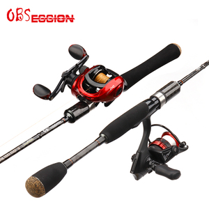 Kit de pêche Spinning ou Baitcasting à la truite, en Fiber de carbone, portable - Product Image 5