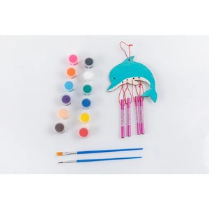 Juguetes de Madera para Colorear Arcoíris para Niños, Pinta Tu Propio Arcoíris de Dibujos Animados, Único y Divertido, Juguete Educativo de Arte en Madera - Product Image 6