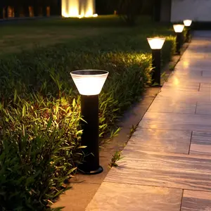 Luzes LED para gramado para pátio e jardim sistema moderno IP65 à prova d'água em alumínio