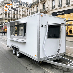 Camion de restauration rapide mobile, chariot de vente de hot-dogs, remorque alimentaire de 7,5 pieds à vendre - Product Image 4