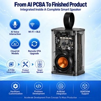 Module vocal IA embarqué PCBA avec WiFi, BLE, chargement Type-C, Q&A et OTA pour les usines d'électronique grand public
