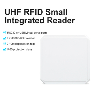 Lecteur intégré longue portée 9dBi, ABS, IP65, résistant aux intempéries, RS232 ou USB, port série unique, lecteur RFID UHF intégré - Product Image 2