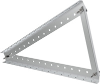 Vente en gros Support solaire mural Système de montage mural Système de trépied pliable à angle réglable Installation facile Support de panneau solaire