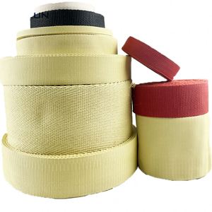 สายรัดเอวแบบถักลายโลโก้ตามสั่ง ความทนทานสูง ทำจากใยอะรามิด สำหรับทำสายรัดรองเท้า ทนไฟ - Product Image 1