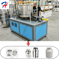 Ligne de production automatique de conteneurs d'huile d'olive en acier inoxydable HT, machine de cintrage profond, de rebordage et de sertissage pour la production d'ustensiles de cuisine