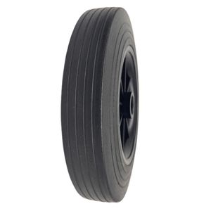 SR1003 Roue de pneu en caoutchouc solide anti-crevaison de 10 pouces pour chariot de roue de moteur de pelouse de roue de poussette - Product Image 3
