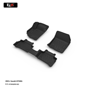 Alfombrillas de Coche Personalizadas GA Inodoras de TPE, Alfombrillas para Todo Clima para <span class=keywords><strong>Suzuki</strong></span> <span class=keywords><strong>Vitara</strong></span> <span class=keywords><strong>2021</strong></span>+ - Product Image 2