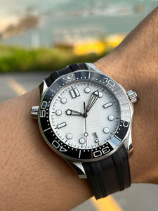 Recomendación Sincera: Platino y Acero Inoxidable Combinados en una Perfecta Armonía. Reloj Mecánico de Alta Calidad - Product Image 6