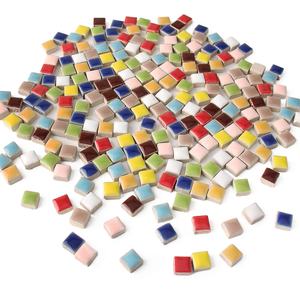 Projets de bricolage passe-temps carreaux de mosaïque d'art coloré en céramique émaillée pour la place d'artisanat - Product Image 6